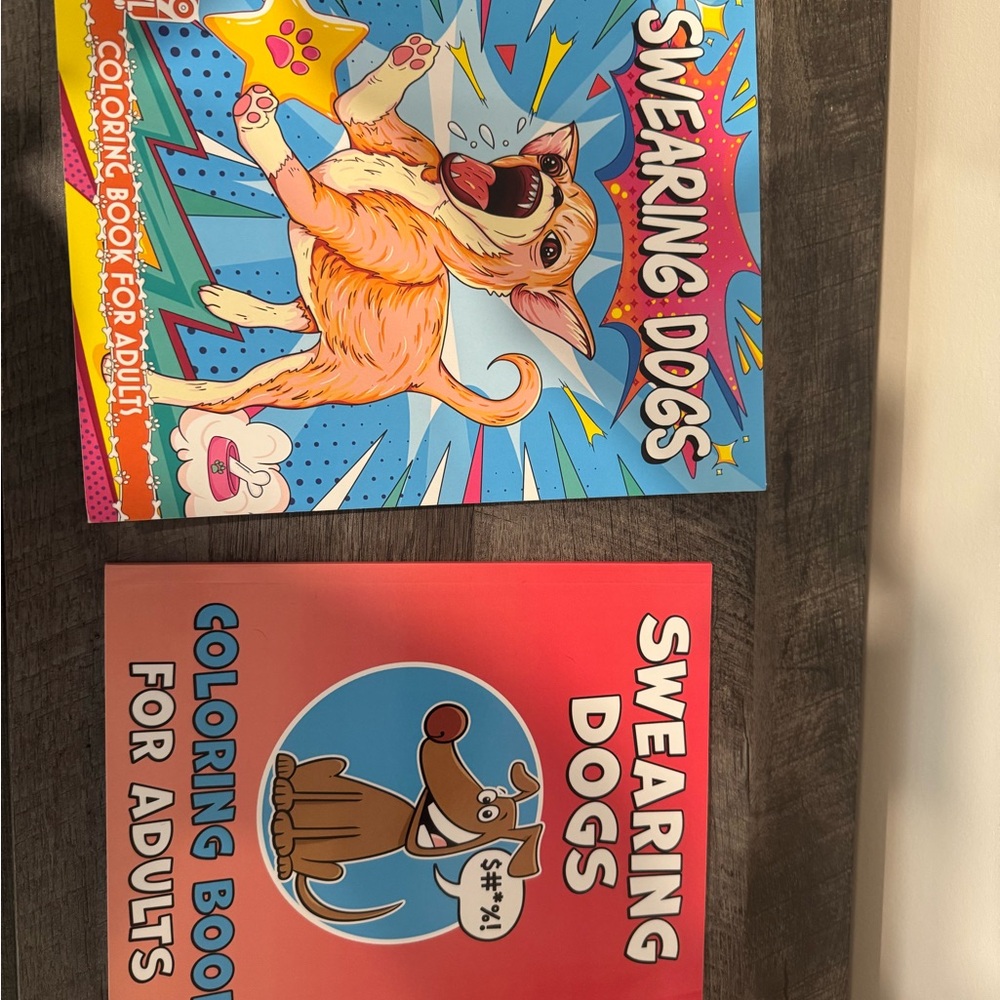 Swearing Dogs Coloring Book for Adults